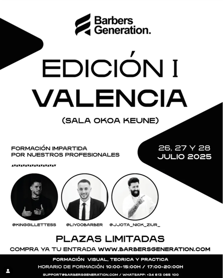 Cartel Formación Barbers Generation